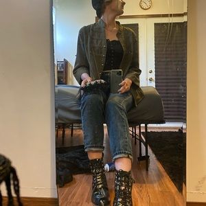 Army green dress shirt